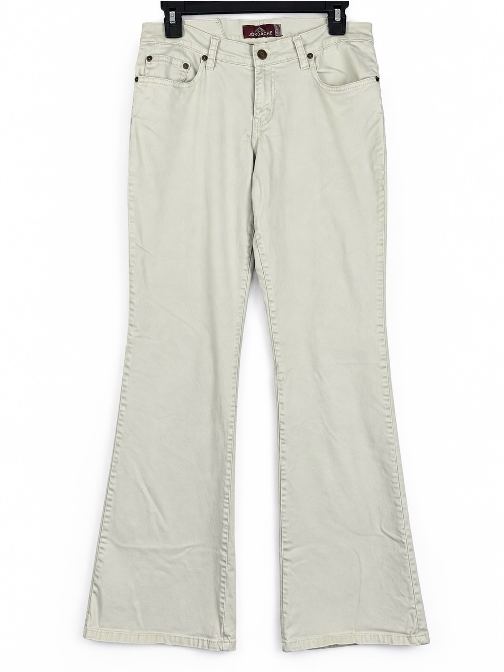 Vintage Y2K Jordache Low Rise Khaki Twill Bootcut Pants 11/12 Long